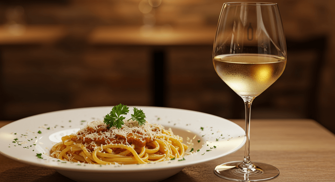 Wijn bij pasta
