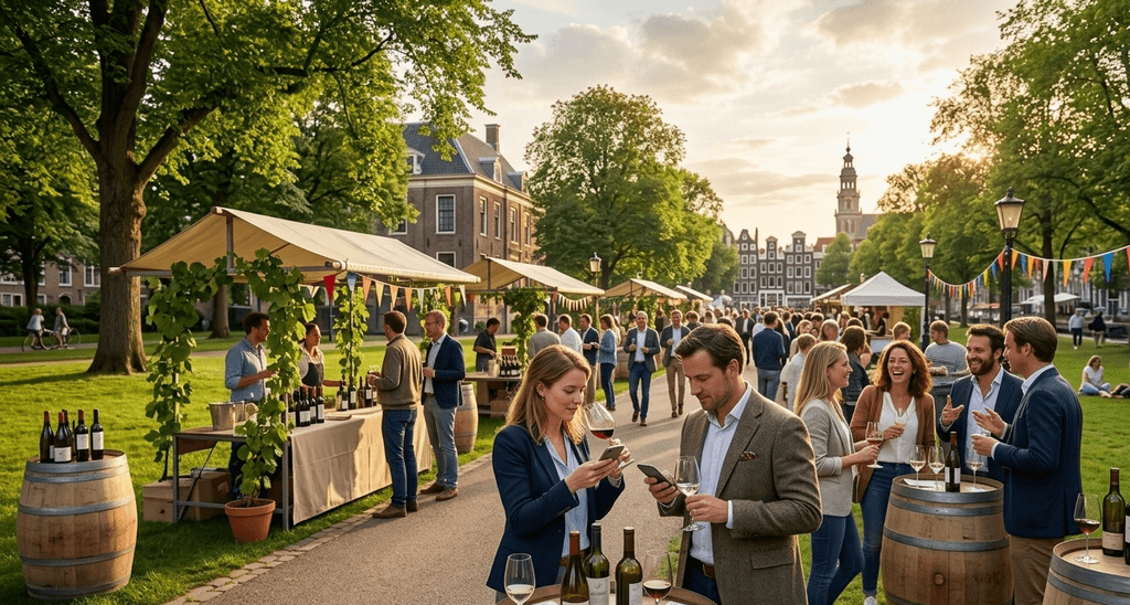 Wijnproeverij en digitale beleving